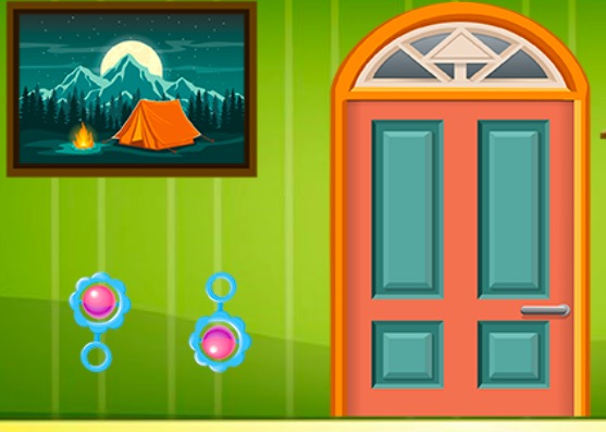 Games2Mad Green Stripes House Escape
